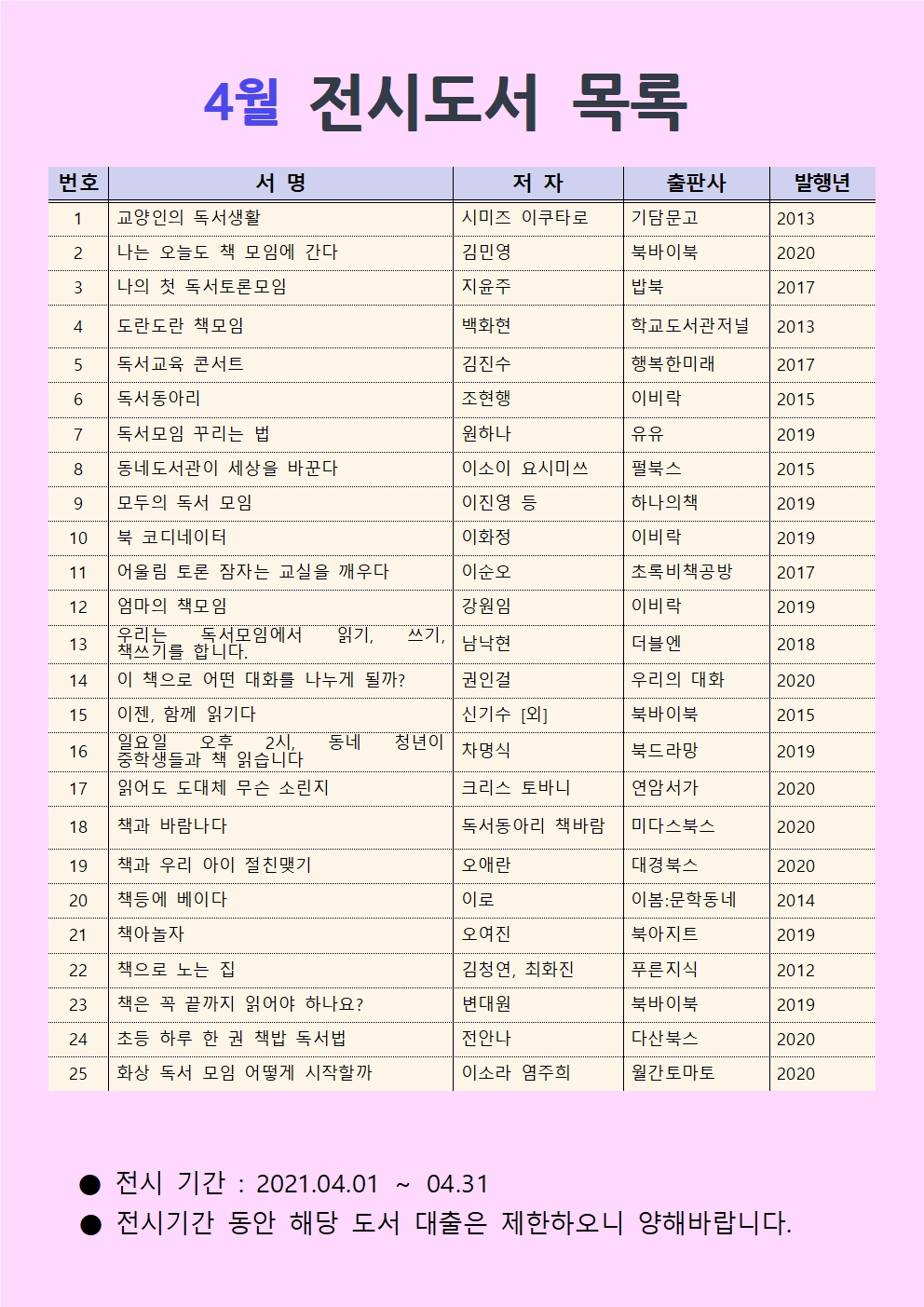 마음에온(on)책도서전시목록(4월)001.jpg